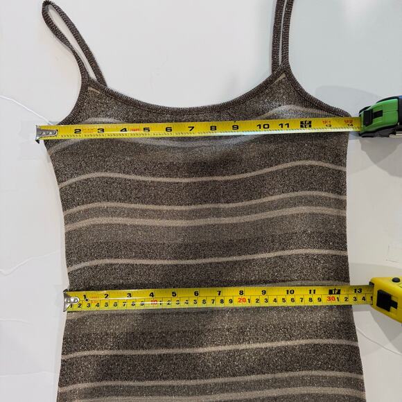 Laundry by Shelli Segal Maxi knit stripe Glitter Dress - Picture 4 of 10